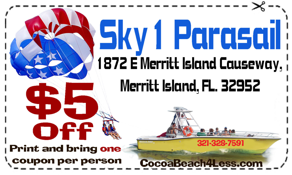 sky1parasailingcoupon Cocoa Beach 4 Less