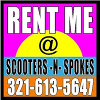 Scooter-N-Spokes - 1 Hour Free! -Cocoa Beach Scooter-N-Spokes- Family Fun Rentals